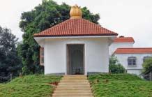A meditation hall was inaugurated at this holy site last year; and this year, a two-storeyed Guest House with the capacity to house twenty-four guests, has been completed.
