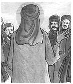 Abu Sufyan and some other chiefs of the Quraish came out of Makka to investigate. He was met by Abbas, who protected him from the swords of the Muslims and guided him to the Holy Prophet's (S) tent.