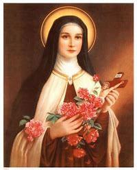 Therese de Lisieux, the Little Flower of Jesus. F S. T On Monday, October 1 st, we will celebrate the feast of our church s patron saint, St. Therese de Lisieux. Following a 6:00 p.m.