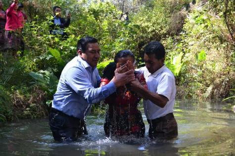 ministry. Now, something important: On January we had our first student baptized! Glory to God. He is Abner - 16 years old-.