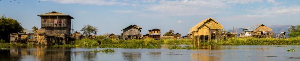 Visit a local village and admire the skilfull architecture of houses, shops and monasteries all built on stilts.