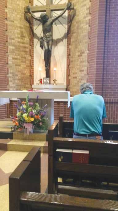 Our lives are so busy and so much noise surrounds us, but adoration puts us in a place of solitude, says Deacon Dean Wersal.