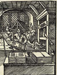 Before Gutenberg s press, books were rare and expensive. New ideas usually spread by word of mouth as people traveled from place to place.