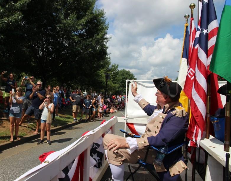The parade honors our country s war veterans and recognizes their service to our country.