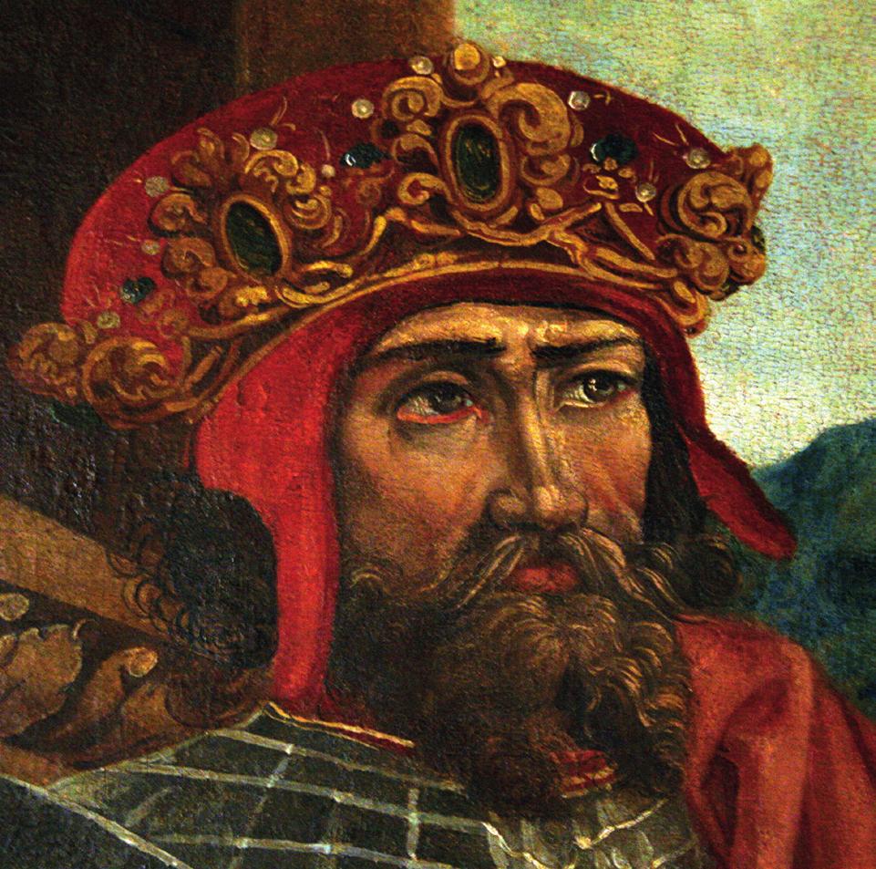 Portrait of king Władysław Jagiełło from 14th century,