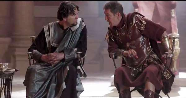 That day Herod and Pilate became friends before this