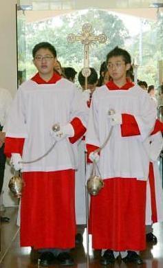 Serving as an Altar Boy at Saint Elizabeth Incense What You Do: This will be can be done by