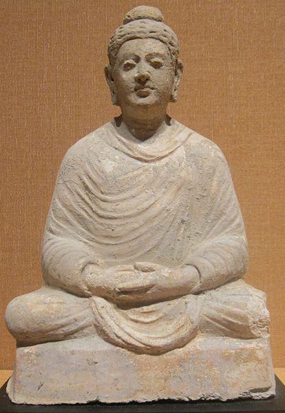 Source: Seated Buddha, Gandhara, Afghanistan. 3 rd or 4 th century C.E. http://commons.wikimedia.