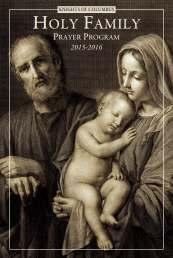 he Holy Family Prayer Booklet he Holy Family Prayer Card #5050