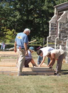 Let s Build Two Houses on our Front Lawn! Habitat Road Show Build - Westminster s front lawn Saturday, September 24. We will work in two-hour shifts, from 8:00 a.m. to 4:00 p.