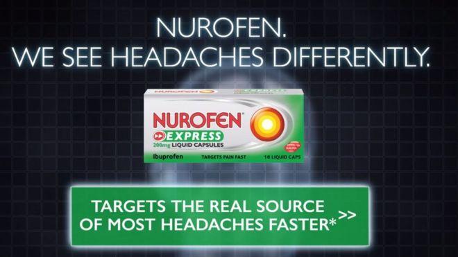 Ad #10: Nurofen Express We see headaches differently.
