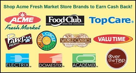 collection purchases of Acme Fresh basket at Mass. Market brands! These brands Our school will turn in the receipts to Acme and will receive 5% cash back! December 20, 2015 St.