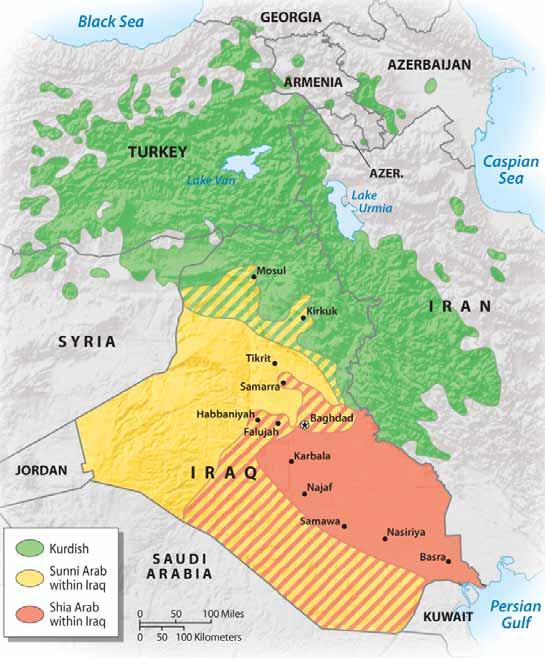 Iraq & Ethnicity Iraq Population Shiite Arab 60%
