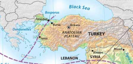 Turkey Strategic Location Black Sea &