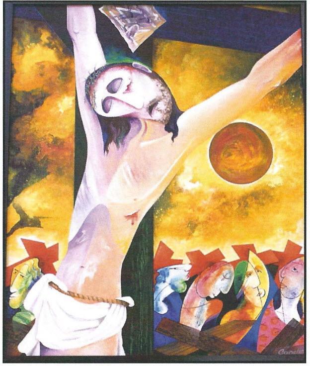 FIFTEENTH STATION JESUS DIES ON THE CROSS After calling out for a drink, Jesus cried out to God his Father, "It is finished. Into your hands commend my spirit.