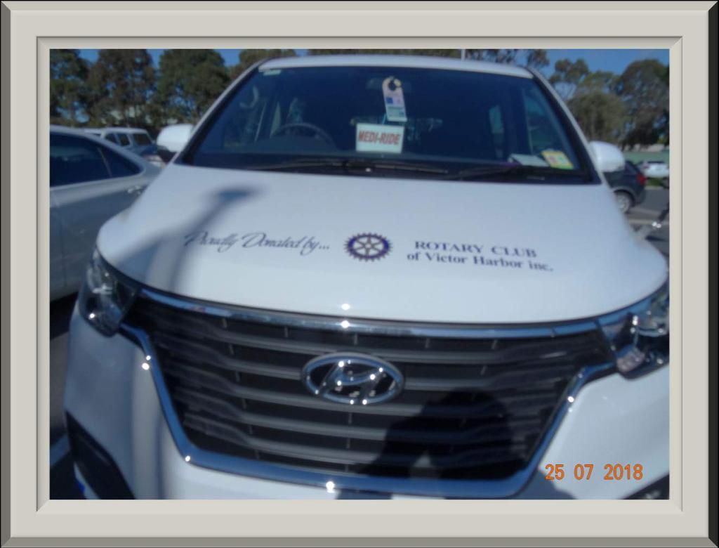 These lectures are held at the Roseworthy Campus of the University. We were also able to inspect the new vehicle for the Medi Ride organisation.