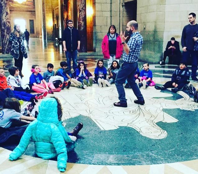 "The College View Academy 3rd grade class took a trip this week to visit the state capital building in Lincoln," says Missy Sorter.