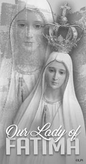 Easter Sunday 5 April 1, 2018 FATIMA STATUE The Our Lady of Fatima statue will be hosted by Charlene Sallen this week, April 1st - April 6th The rosary will be recited at 3:00 pm Charlene lives at