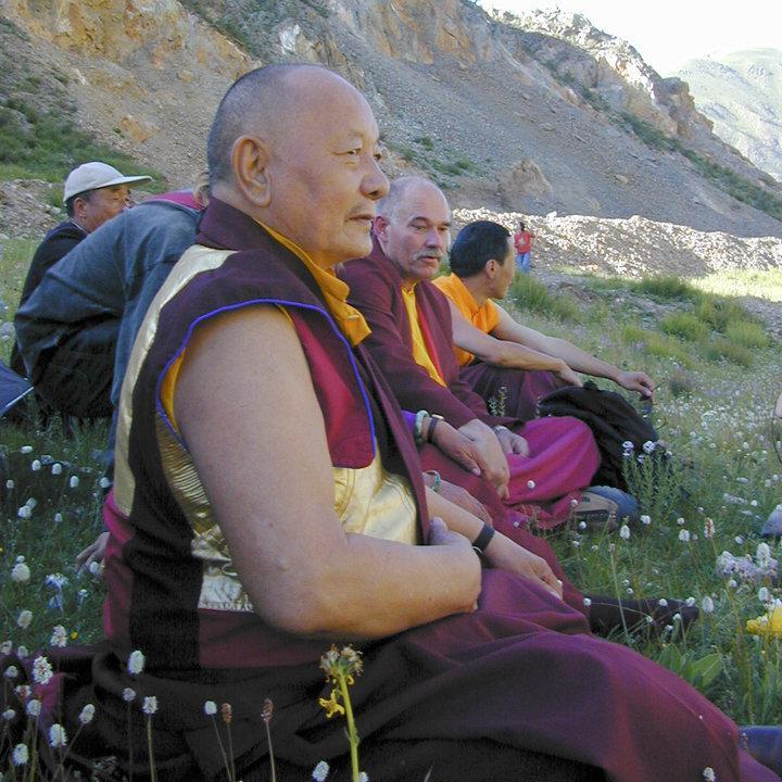 Rinpoche took us all on a picnic and made each of us perform something.