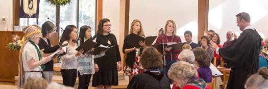 Members of the Youth Choir receive training that will enhance their appreciation of great choral music and its application to and relevance in worship. Rehearsals are Sunday evenings, 5:00 6:00 p.m.,