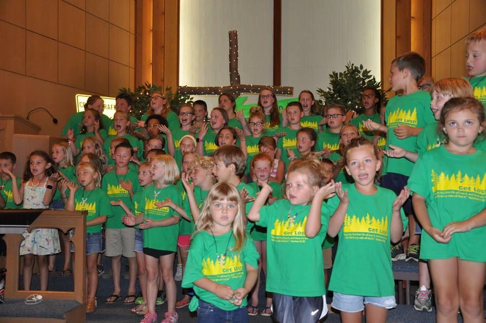 Green Lake Bible Camp counselors led the daily