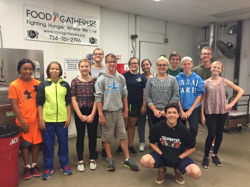 Day 3 we went to Food Gatherers to sort out spoiled food and keep good food for our neighbors in Washtenaw County.