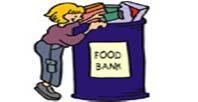 All non perishable items are accepted, including crackers, Jell O, condiments, coffee, tea, jams, jellies, cake mixes, etc.