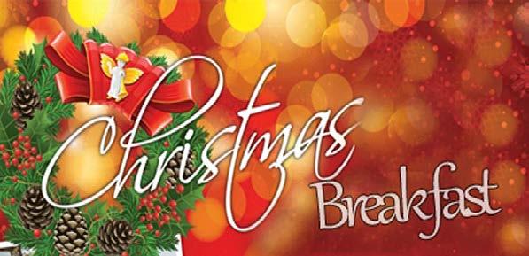 This Week at GFBC Once again, the GFBC family will gather together to celebrate the Christmas season with our annual breakfast.