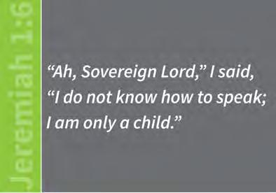 B. Jeremiah s Reluctance Jeremiah s call also contains this response from the prophet to his call to be a prophet to the nations: He says, Ah, Sovereign Lord, I do not know how to speak; I am only a