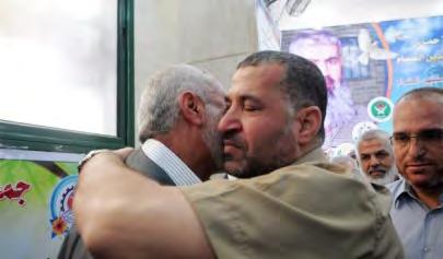 Ahmed aljaabari, commander of the Izz aldin alqassam Brigades, said that it was the happiest day of his life and that the deal had succeeded only because Israel had surrendered to Hamas demands.