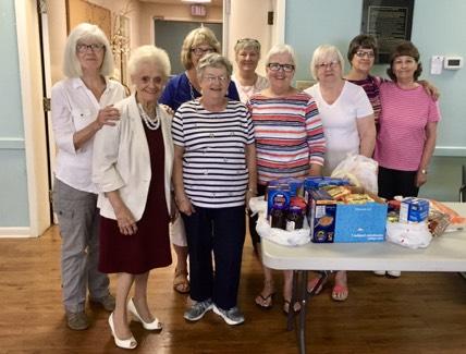 PW of JJ White Supports MICA Presbyterian Women of JJ White recently collected items for MICA to give a boost for