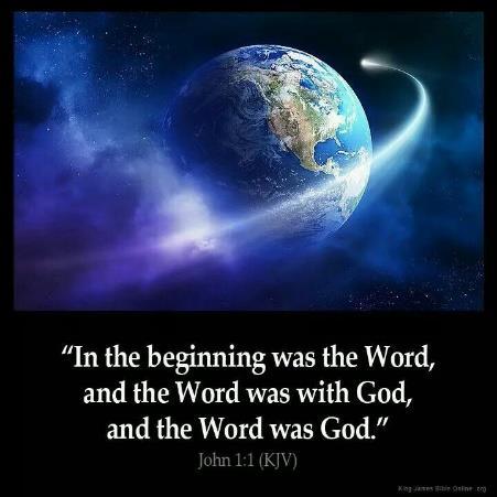 Another way that a belief in the incarnation is expressed is by using the metaphor of God s Word. In the opening chapter of John s Gospel, John refers to Jesus as 'the Word'.
