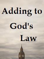 Chapter 3 Matthew 15:1-2 How the Pharisees added to God s law. Some Pharisees and teachers of religious law now arrived from Jerusalem to interview Jesus.