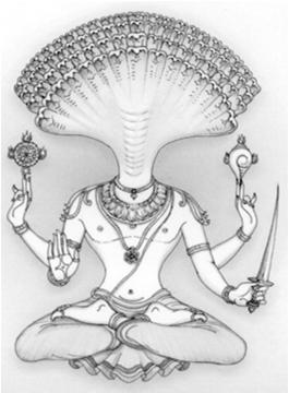 Who was Patañjali? 3 rd -4 th century CE No the grammarian (3 rd - 2 nd century BCE) Legend: Incarnation of Viṣṇu s serpent Ananta / Śeṣa (cf.