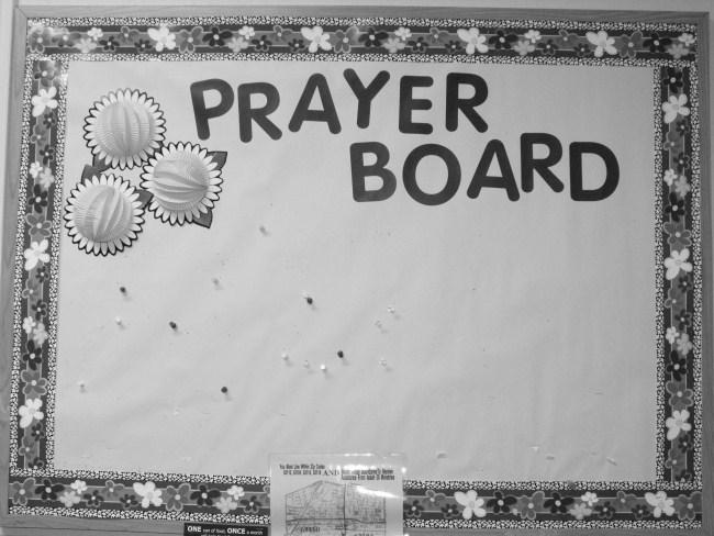 Isaiah 58 Ministries Page 8 Isaiah 58 Ministries Page 5 LIFTED IN PRAYER A prayer board is available at Isaiah 58 Ministries, allowing individuals to be lifted in prayer, and also lift up others in