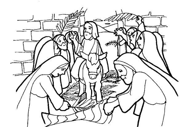 Jesus Rides into the City Preschool Bible Story Rhyme Here comes Jesus into town, (Touch your right pointer finger to your left palm and then your left pointer finger to your right