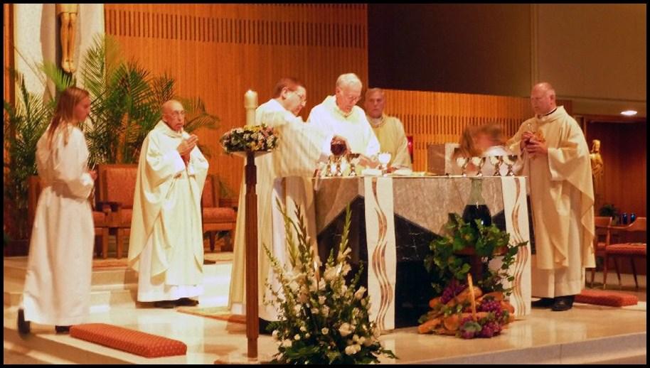 HOLY INFANT S WORDS AND WORKS PAGE 5 Congratulations Monsignor Dempsey and Father Monahan Two previous Holy Infant Priests celebrated their 50th anniversary in the priesthood.