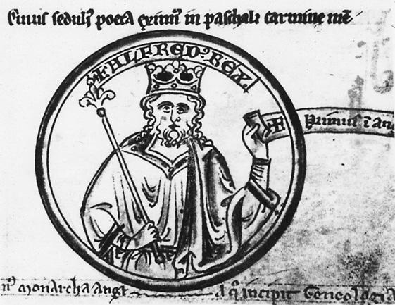849), of whom historian Peter Hunter Blair writes: In 878 this remarkable man had little left because of the Danish advances in eastern England but an island fortress in the Somerset marshes, but ten