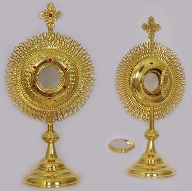 The Monstrance is used to hold the