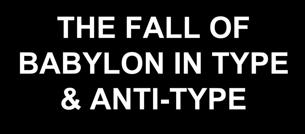 THE FALL OF BABYLON