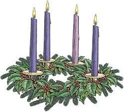 ******* ADVENT WREATHS Signup sheets are available on the table outside the vestibule of church for those wishing to participate in the Advent Wreath lighting at both the 4:00 PM and the 10:30 AM