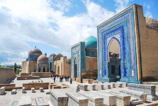 Later visit famous Gur-Emir mausoleum the family tomb of great conqueror Tamerlane.