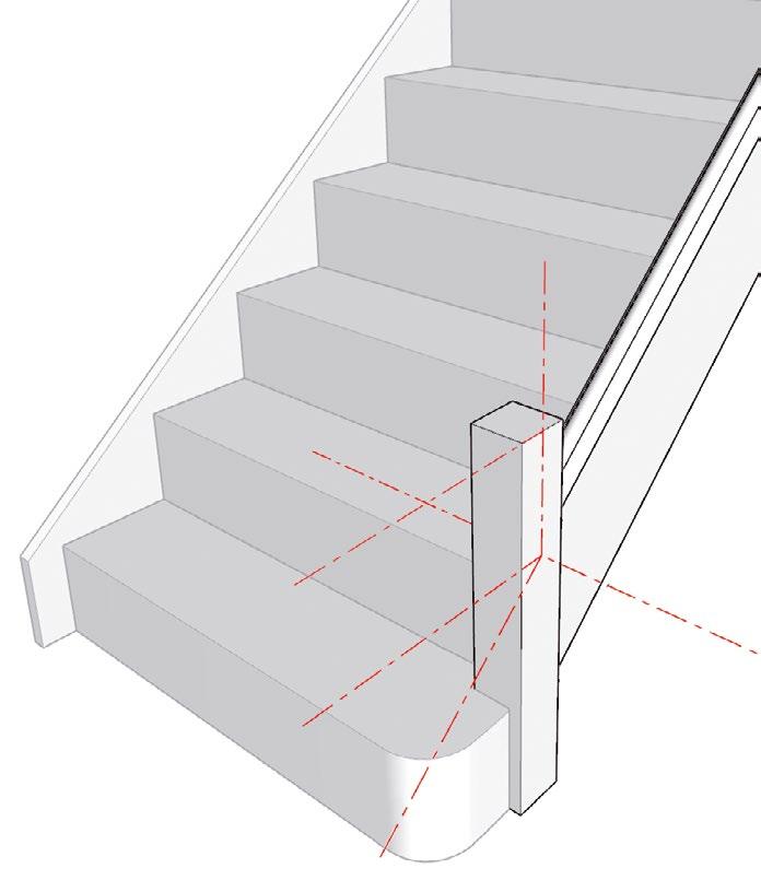 New Newel Bases Important; Before removing any existing Newel Bases, please check to ensure they are non-structural.