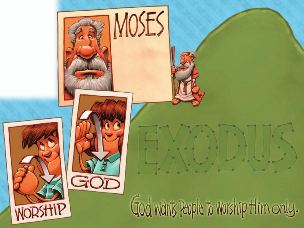 Leaving of the Israelites from Egypt Second book in the Bible Worship KidStyle Preschool Edition Worship Guide 2011 LifeWay Christian