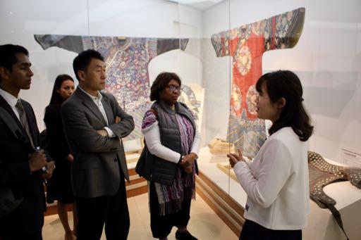 They accompanied us at the Museum of Ethnic Cultures where we learned about the fifty-six ethnic groups in China.