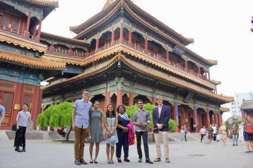 In the afternoon, we visited the Lama Temple in central Beijing.