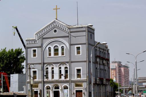 Zhushikou Christian Church is located near the heart of Beijing.