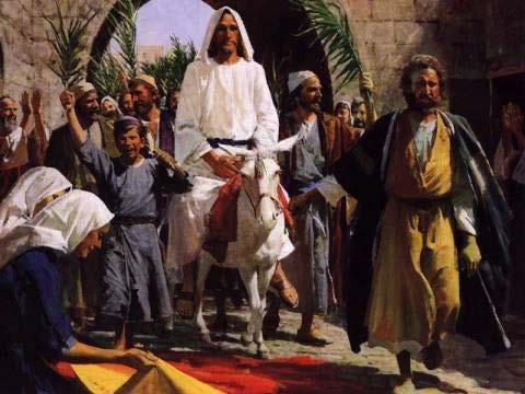 TRIUMPHAL ENTRY Daniel 9 predicted the very day that Jesus