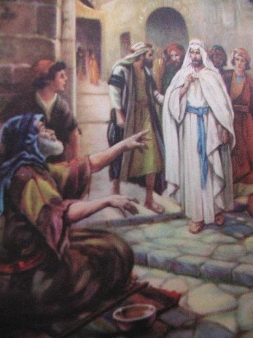 3 II. "WHAT DO YOU WANT ME TO DO FOR YOU?" (49-52) There is a saying, "God helps those who help themselves." Jesus heard this blind man's crying and helped him.