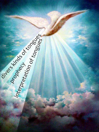 With three gifts, the Holy Spirit edifies